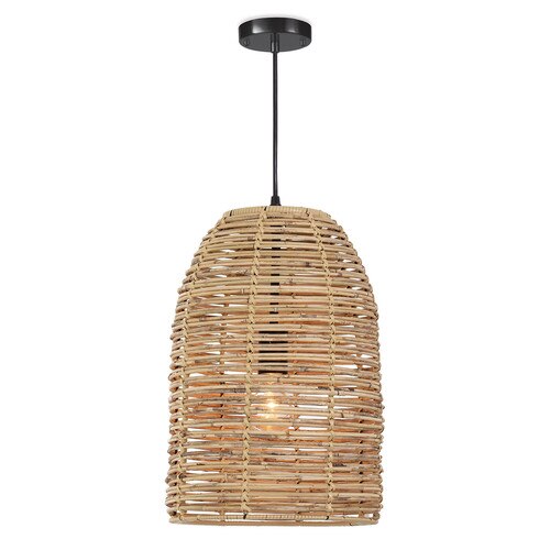 Monica Bamboo Basket Pendant